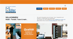 Desktop Screenshot of fenster-mueller.com