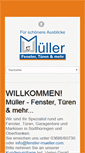 Mobile Screenshot of fenster-mueller.com